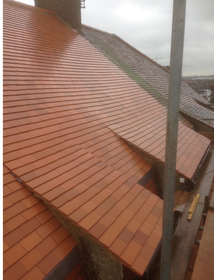 Roof after the work